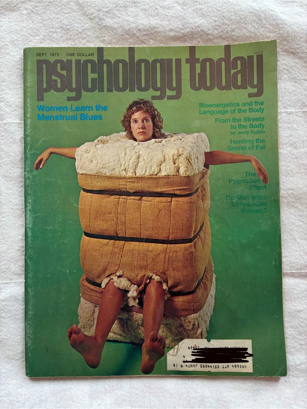 Vintage 1970’s Psychology Today Magazine Women’s Menstruation Feminism Science